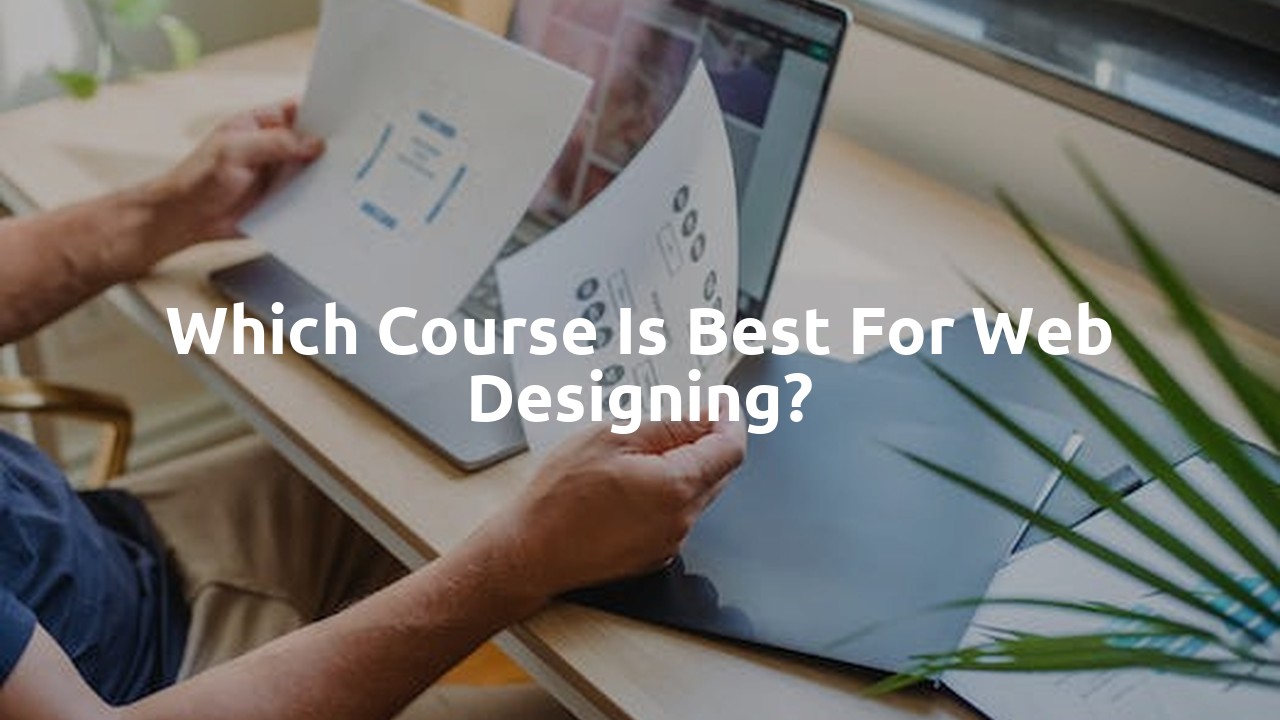 Which course is best for web designing?