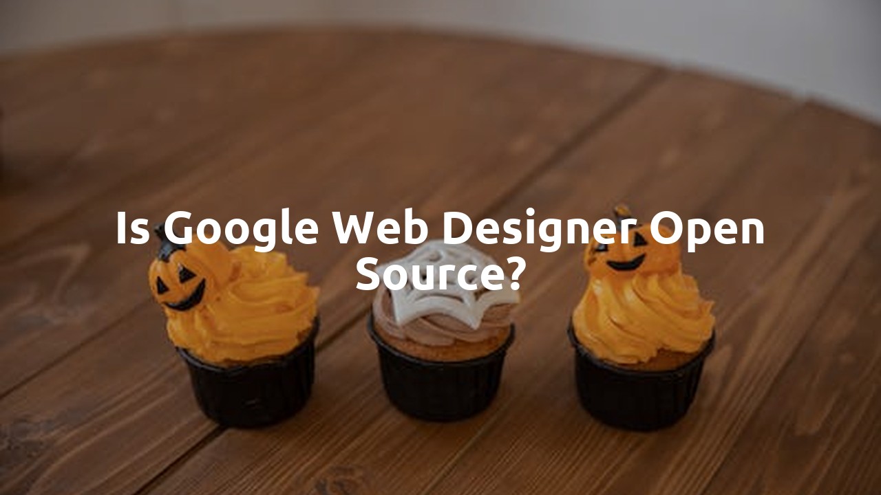 Is Google Web Designer open source?